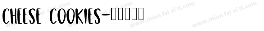 Cheese Cookies字体转换